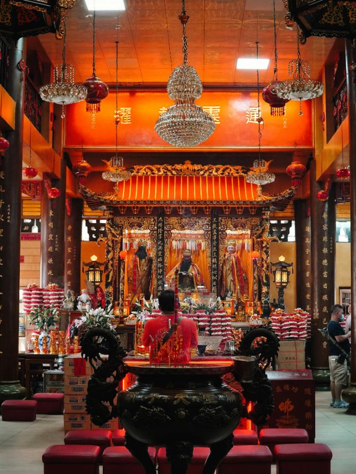 Templo en Chinatown, Singapur